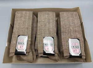 Vintage PEX Socks Knee Length Size 4-7 NOS Made In England - Picture 1 of 7