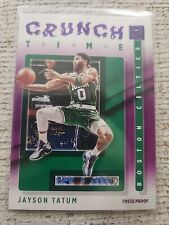 2021-22 Panini Donruss Jayson Tatum Crunch Time Press Proof Boston Celtics 15