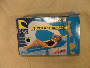 Splash Club 18 Pocket Air Mat 28x72 Purple New in Box Swimming K-Mart Vintage - Picture 1 of 4