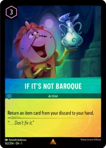 Lorcana COLD FOIL If It's Not Baroque - The First Chapter # 162 - Imagen 1 de 1
