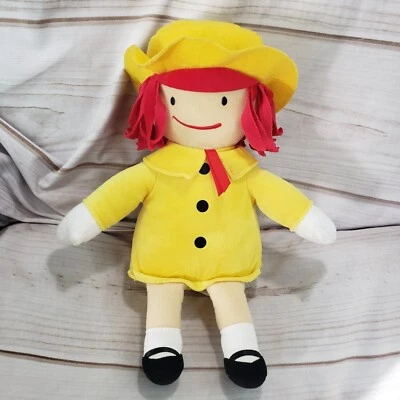 Madeline Plush Stuffed Doll Yellow Coat Felt Hat Yottoy Kohls Cares 14 Inch 2016 - Image 1 of 4