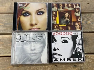 Amber CD Lot of 4! Voodoo You Move Me Just Like That Anyway Singles - Picture 1 of 3