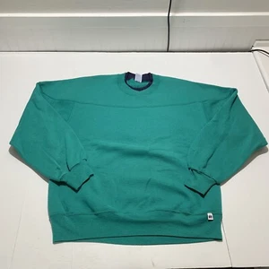 Vintage Russell Athletic Crewneck Sweatshirt USA Made Blocked Out Men’s XL - Picture 1 of 9