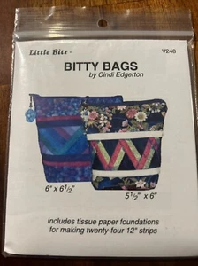 Bitty Bags Mini Bags Sewing Patterns By Little Bits VSP248 - Picture 1 of 2
