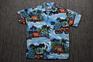 Aloha Republic Boys Hawaiian Button Up Shirt USA Made Vintage Size 6 Beach - Picture 1 of 12