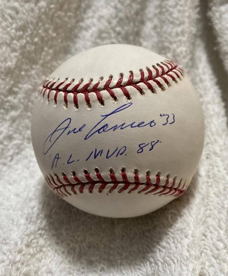 JOSE CANSECO AUTOGRAPHED SIGNED INSCRIBED AL MVP OMLB BASEBALL Oakland A's - Image 1 of 2