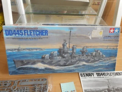 Modelkit ITamiya US Navy Destroyer DD445 Fletcher au 1:350 en boîte - Photo 1/2