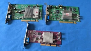 Sapphire Radeon 9600 Atlantis 9200 Palit GeForce2 mx400 Graphics card AGP 8x - Picture 1 of 15