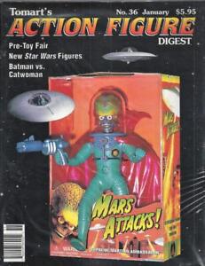 Figurka akcji Tomarts Digest #36 stycznia 1997 Mars Attack Batman vs Catwoman