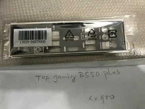  ASUS TUF GAMING B550 PLUS IO SHIELD BACK_PLATE ( BLACK SEA )   - Bild 1 von 2