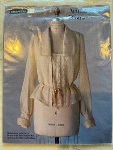 Unused Uncut FOLKWEAR 210 Armistice Blouse pattern Sizes 8-10-12-14 Vintage - Picture 1 of 5
