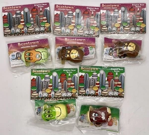Lot Of 5 Beantown Collectible Figures Original Bean Series 2 And 3 - Picture 1 of 2