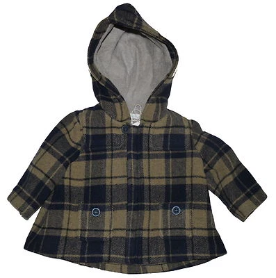 Abrigo de tartán de invierno forrado en lana con capucha Marie Chantal varios tamaños colores Foto 1 de 4
