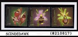 CROATIA - 2014 ORCHID FLOWERS - 3V - MINT NH - Picture 1 of 1