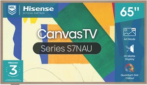 Hisense 65 Inch Canvas S7NAU 4K QLED Smart TV 2024 65S7NAU - Picture 1 of 7