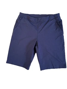 Bermudas Est 1946 contemporáneas para mujer cómodas pantalones cortos de bolsillo sintético talla 12 - Imagen 1 de 8