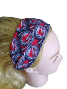 Adult True Crime Themed 22" Elasticated Headband 3" Wide Headband, Head Wear, - Picture 1 of 10