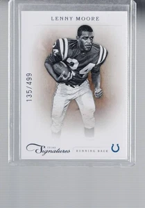 2012 Lenny Moore Prime Signatures 135/149 #110 - Picture 1 of 2