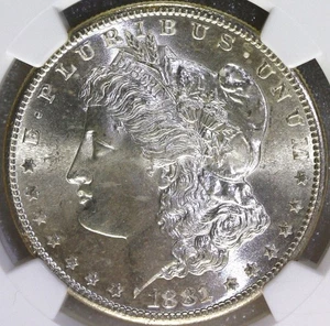 1881-S Morgan Silver Dollar $1 NGC MS 66 - Picture 1 of 4