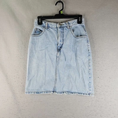 Falda vaquera vintage Guess para mujer 29 azul denim hecha en EE. UU. Georges Margano ligera Foto 1 de 4