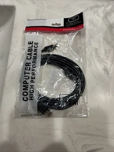 USB 2.0 A Male to B Male High Performance Cable, 10 ft, Brand new in pack!  - Picture 1 of 4