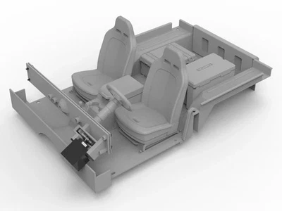 Knight Customs Axial 1/10 SCX10 III CJ-7 4X4 Rock Crawler Interior Detail Set - Image 1 of 4