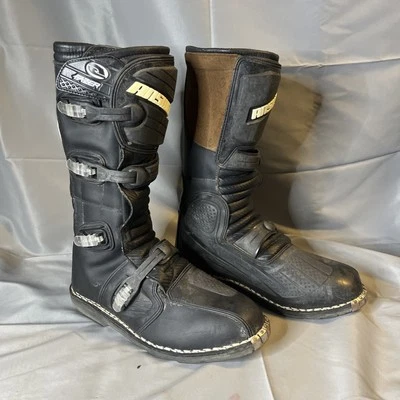 Answer Racing  Fazer Mens Size 14 Motocross ATV Dirt Bike Riding Boots Black - Image 1 of 4