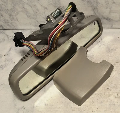 Серое верхнее внутреннее зеркало заднего вида 00-06 Mercedes 2001 W220 S430 от оригинального производителя - Изображение 1 из 4