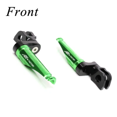 Clavijas de pie delanteras de carreras verdes MFP de 1" para ZXR750R Ninja ZX7R 89-93 94 95 Foto 1 de 4