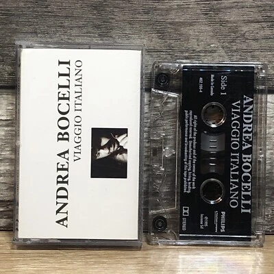 Andrea Bocelli - Viaggio Italiano [Audio Cassette Tape 1995 Philips] Pop Vintage - Image 1 of 4