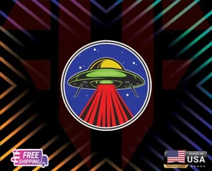 ALIEN UFO AREA 51 CAR LAPTOP USA Vinyl Sticker/Decal - FREE GIFT - Picture 1 of 1