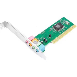 B34C PCI Sound Card PCI Card 5.1 Sound Card Digital Stereo Sound Card Channel 4