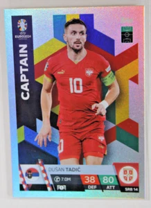 Topps Match Attax Euro2024 DUSAN TADIC (SERBIA) Captain #SRB14 - Picture 1 of 6