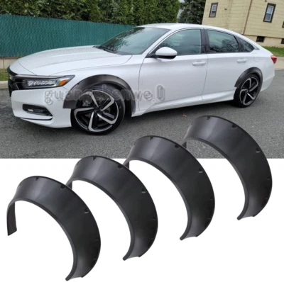 Kit de 4 piezas de arcos de rueda para guardabarros de coche Honda Civic Accord carrocería extra ancha Foto 1 de 4