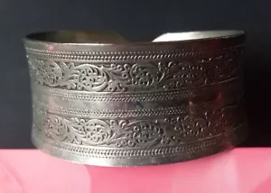 Vintage Armreif Silberfarben - Bild 1 von 4