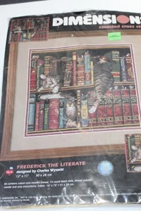 Dimensions Counted Cross Stitch Kit Frederick the Literate 12 x11 " #35048 - Picture 1 of 7