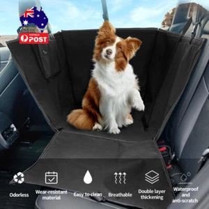 Dog Car Seat Cover Hammock Rear Bench Backseat Protector Mat Waterproof SUV - Picture 1 of 13