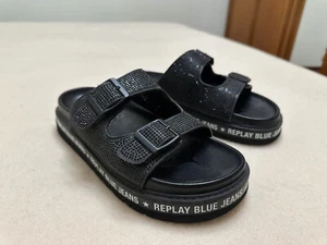 Replay Women's Flip Flops black - Size 38 - Picture 1 of 6