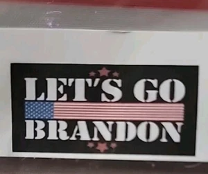 Lets Go Brandon Black Flag MAGA Trump Biden - Bild 1 von 2