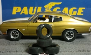 1/32 URETHANE SLOT CAR TIRE 2pr fits CARRERA 1970 Chevelle SS, Pontiac Firebird - Picture 1 of 1