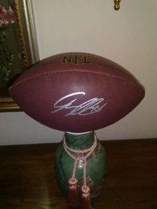 Greg Olsen Carolina Panthers Signed Wilson NFL Football Miami Hurricanes - Picture 1 of 2