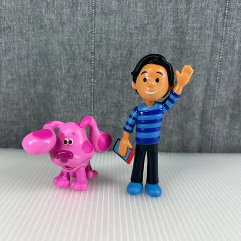 Blues Clues Magenta And Josh With Notebook Figure Lot 2019 Viacom Just Play Cover