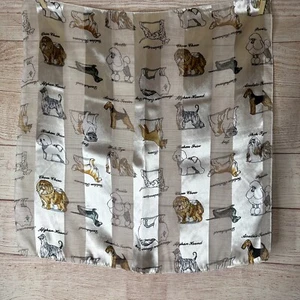 Sheer White Stripe Dog Scarf Women's Hair Head Wrap Neck Tie Pug Shih Tzu Poodle - Picture 1 of 13
