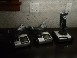 PARTS/REPAIR Saitek X52 lot. 1x Flight Stick 2x Throttle lot Not Working/ISSUES - Picture 1 of 7