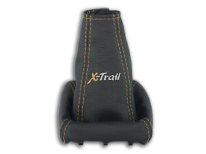 FOR NISSAN X-TRAIL T30 01-03 GEAR SHIFT BOOT GAITER LEATHER EMBROIDERY BEIGE