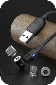 Chargeur Magnétique Câble pour IPHONE, ANDROID et tout appareil électronique - Photo 1 sur 4