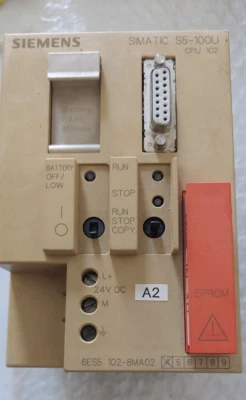 Siemens - Simatic S5-100U CPU 102-6ES5 102-8MA02 - Usada - Imagen 1 de 4