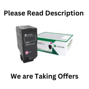 Lexmark CS725 Magenta Return Program 12K Toner Cartridge (74C1HM0) - Picture 1 of 1
