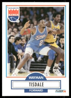 1990-91 Fleer #167 Wayman Tisdale - Image 1 of 2