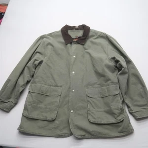 Woolrich Mens Wool Lined Chore Coat 2XL Blanket Lined Barn Jacket Collared - Picture 1 of 10